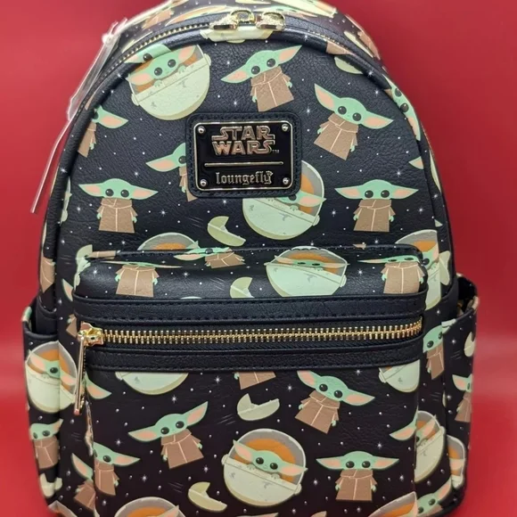 Loungefly | Bags | Loungefly Kids Backpack Black With Green  display picture 1
